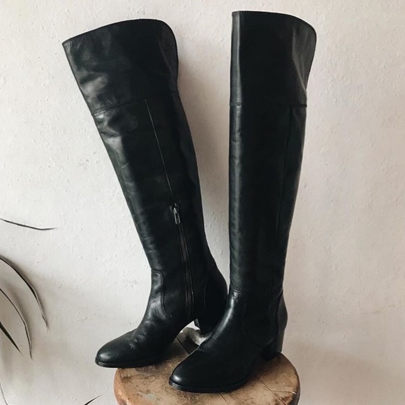 frye thigh high boots